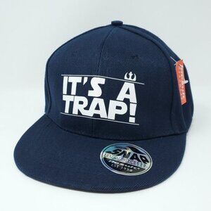 Star Wars "It's A Trap!"  Navy Result Headwear Snapback Trucker Hat Baseball Cap